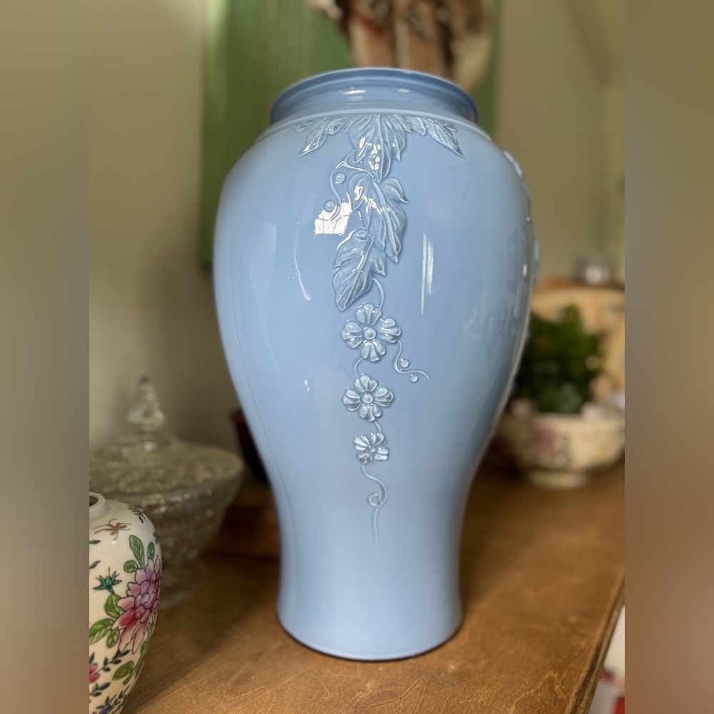 Victorian glass vase